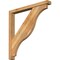 Ekena Millwork Funston Block Rough Sawn Bracket w/ Offset Brace, Western Red Cedar, 4"W x 34"D x 34"H BKT0402X34X34FST05RWR - alternate 1